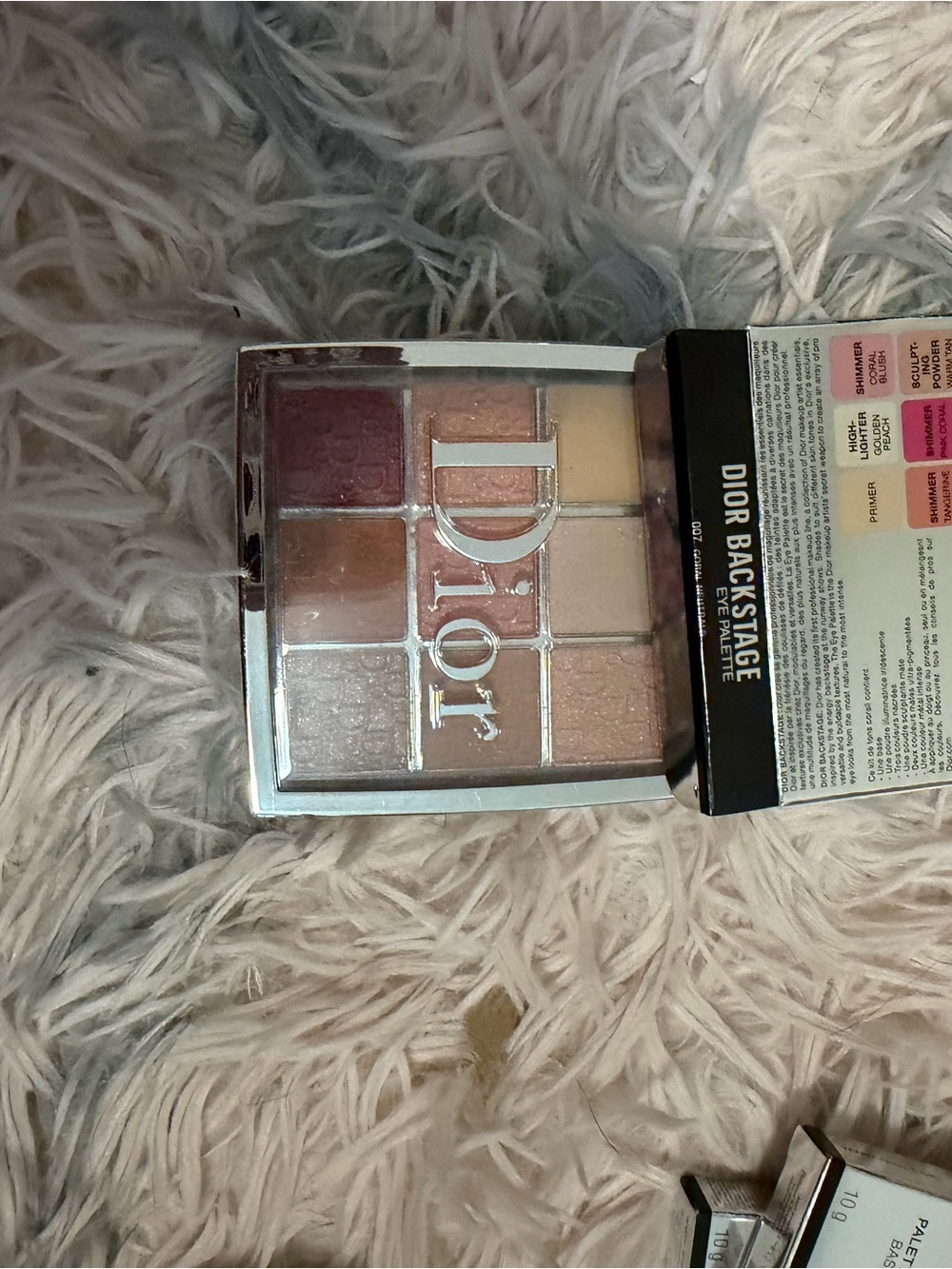 Dior Backstage Eyeshadow Palette - Soft Pink & coral Neutrals